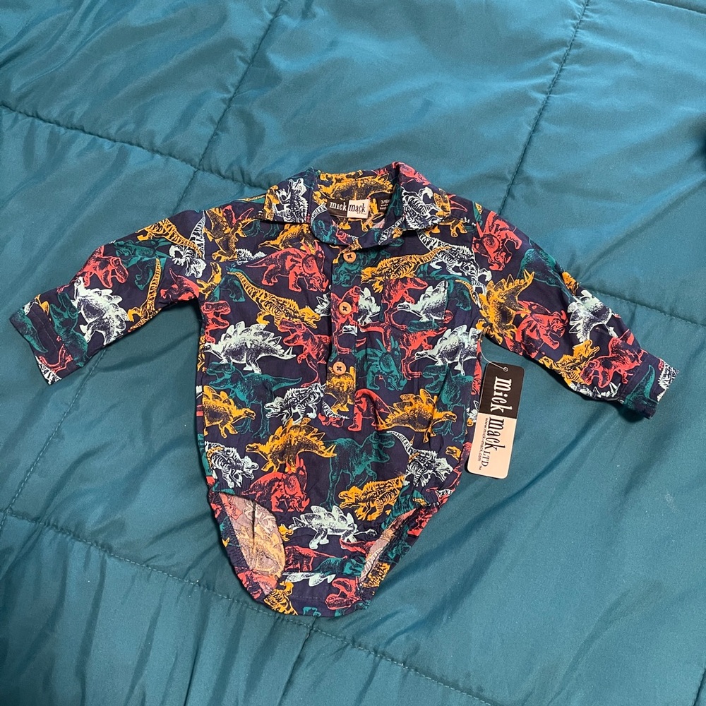 Baby boy mick Mack onesie 3/6 months